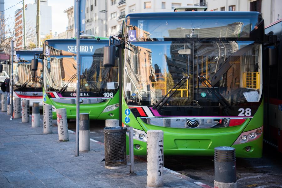 Nuevos ómnibus híbridos en Montevideo