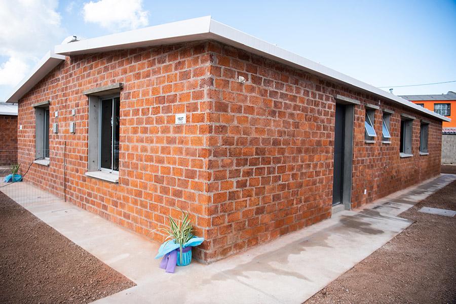 Inauguración de viviendas en el barrio La Paloma