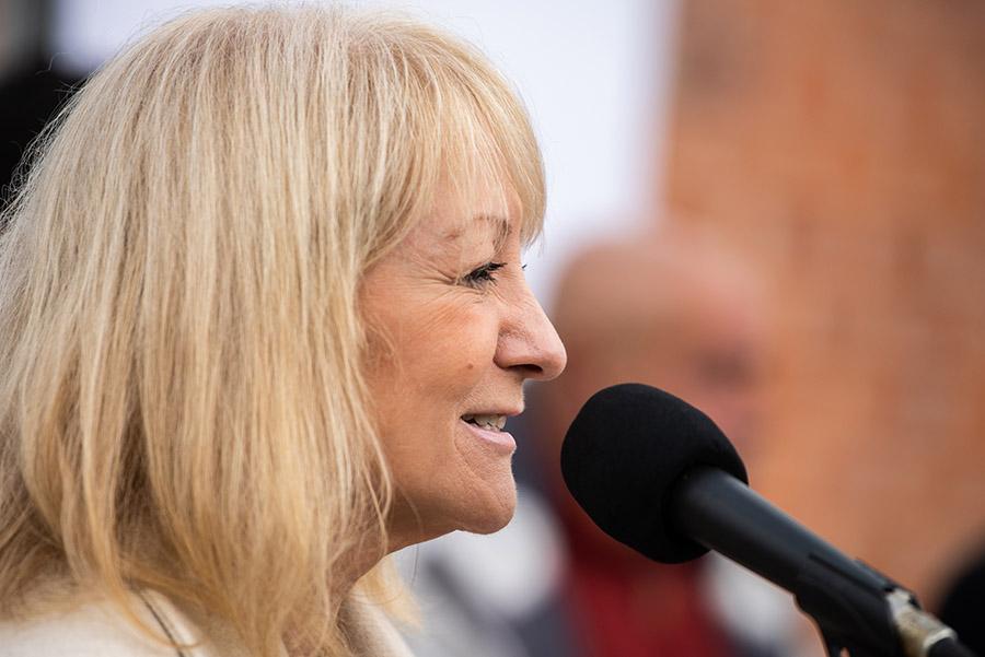 Inauguración de viviendas en el barrio La Paloma