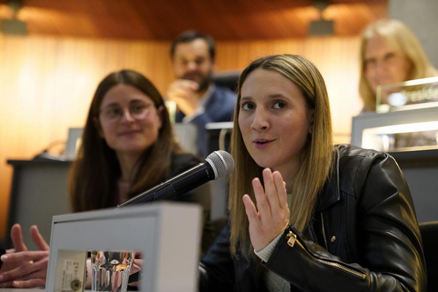 Declaración de Deportista Excepcional a Carla Dadomo y Florencia Nuñez en la Junta