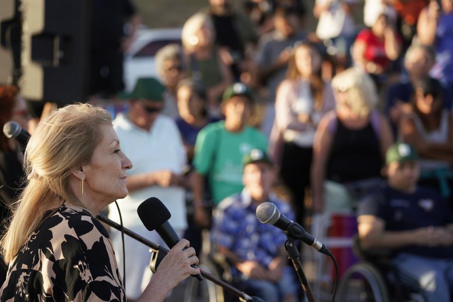 Inauguración de rampa accesible en Playa del Cerro