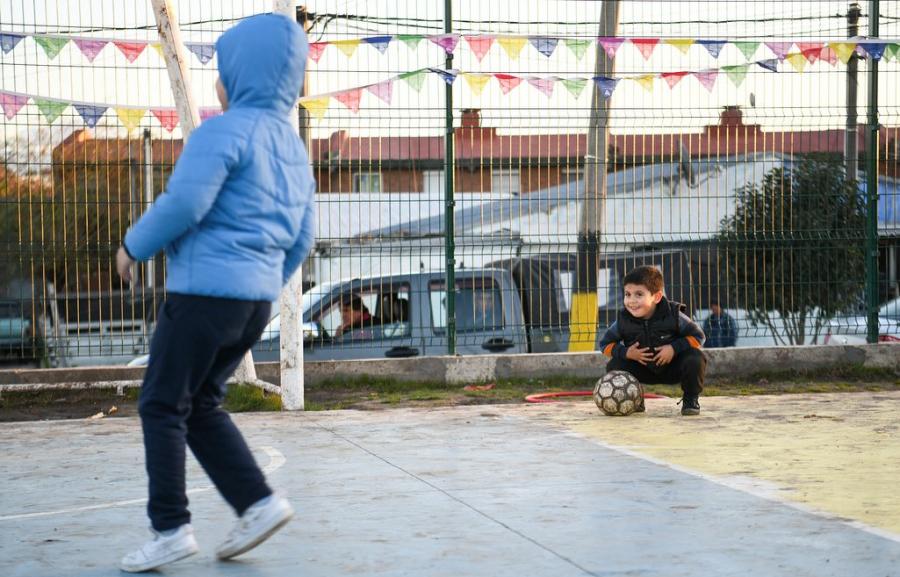 Nuevo espacio público en barrio 40 semanas
