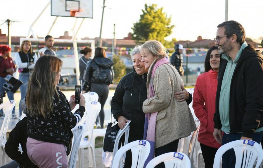 Nuevo espacio público en barrio 40 semanas