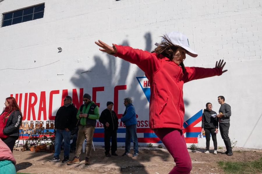  Obras del presupuesto participativo en el gimnasio Huracán del Paso de la Arena