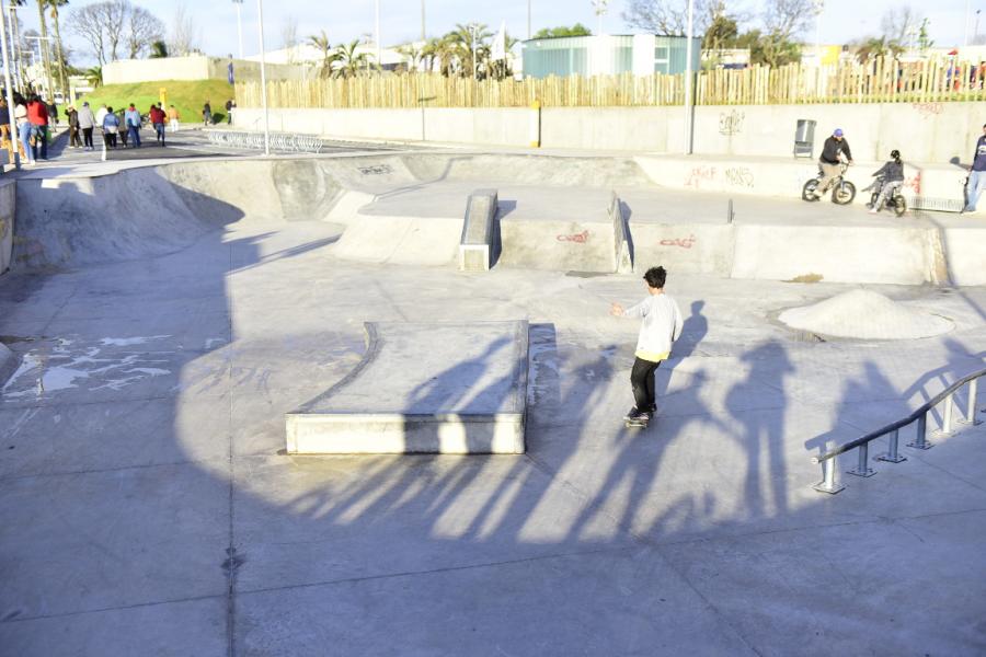 Inauguración del parque del Antel Arena