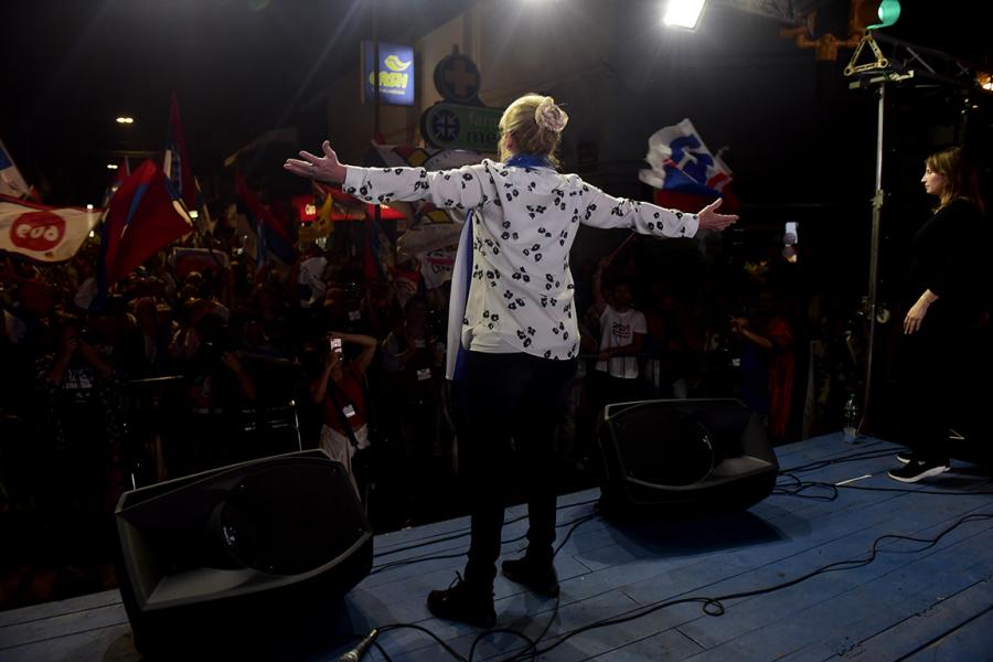 Acto central del FA en Melo, Cerro Largo
