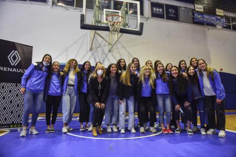 Lanzamiento del Plantel Mayor del Basketball Femenino en Club Malvín 
