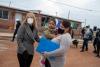 Entrega de viviendas en el barrio Cauceglia